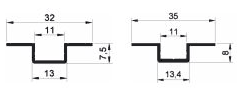 Омега-профиль RAL стандарт, 3 м